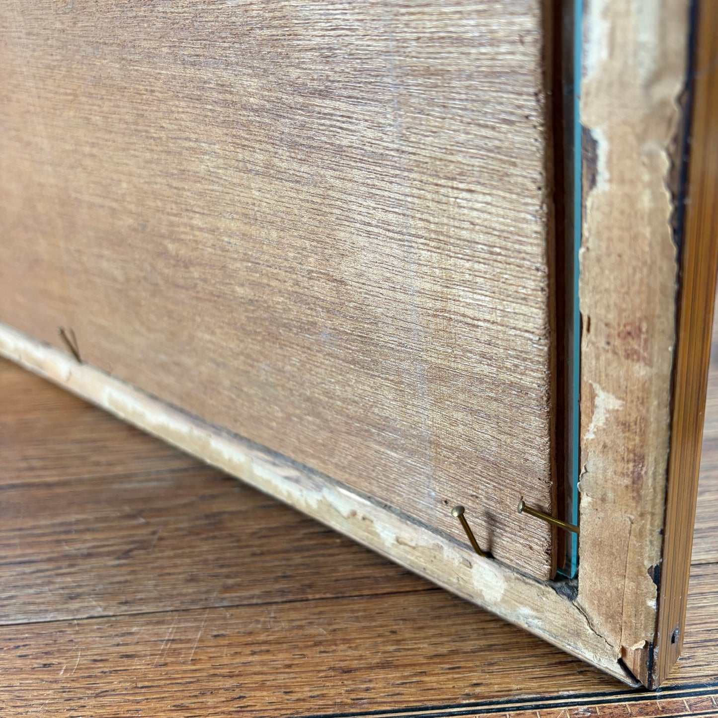 Vintage groot schilderij katten