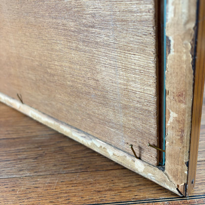 Vintage groot schilderij katten