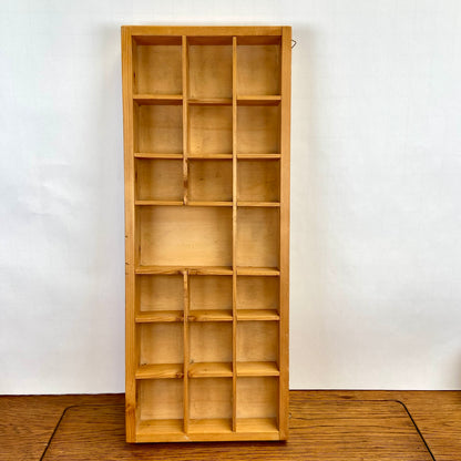 Houten letterbakje