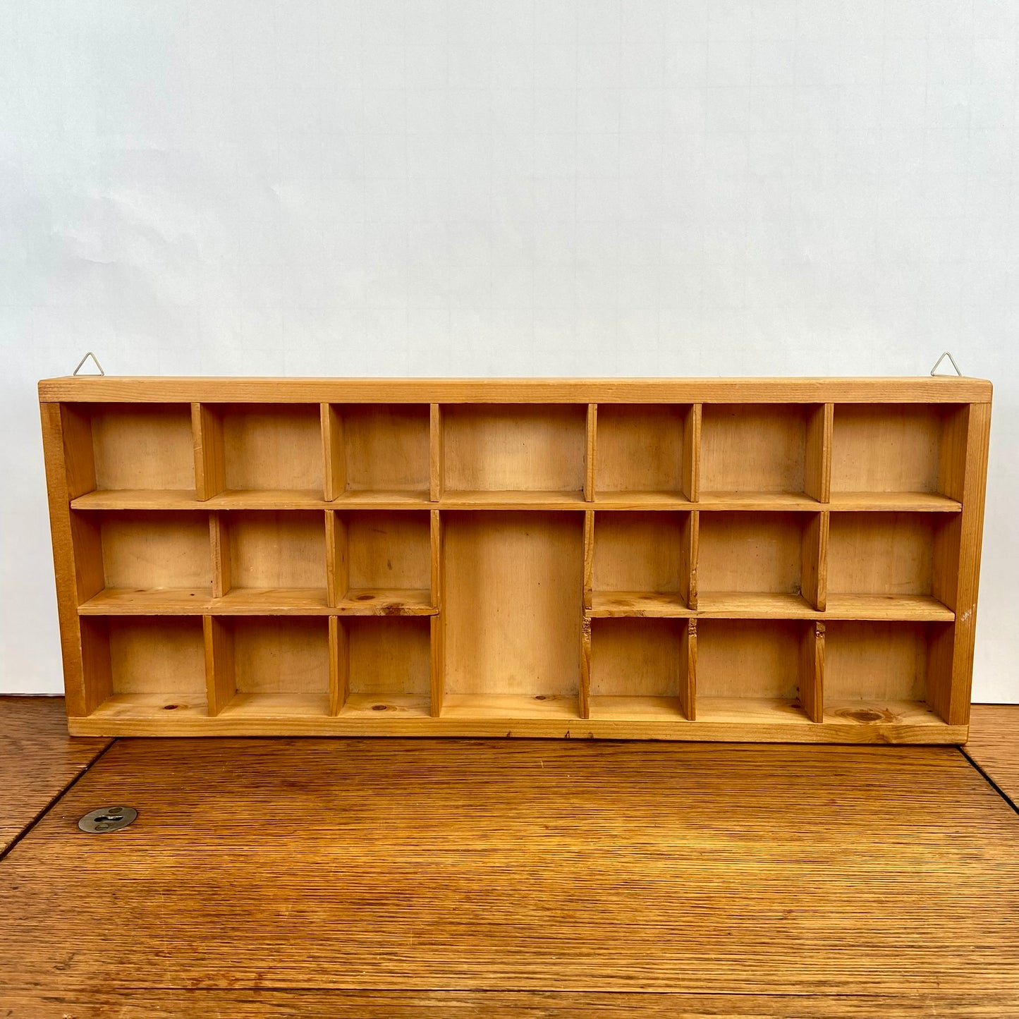 Houten letterbakje