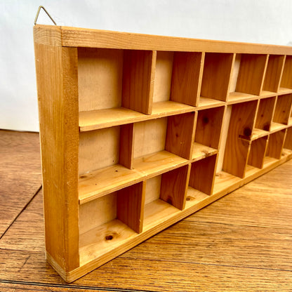Houten letterbakje