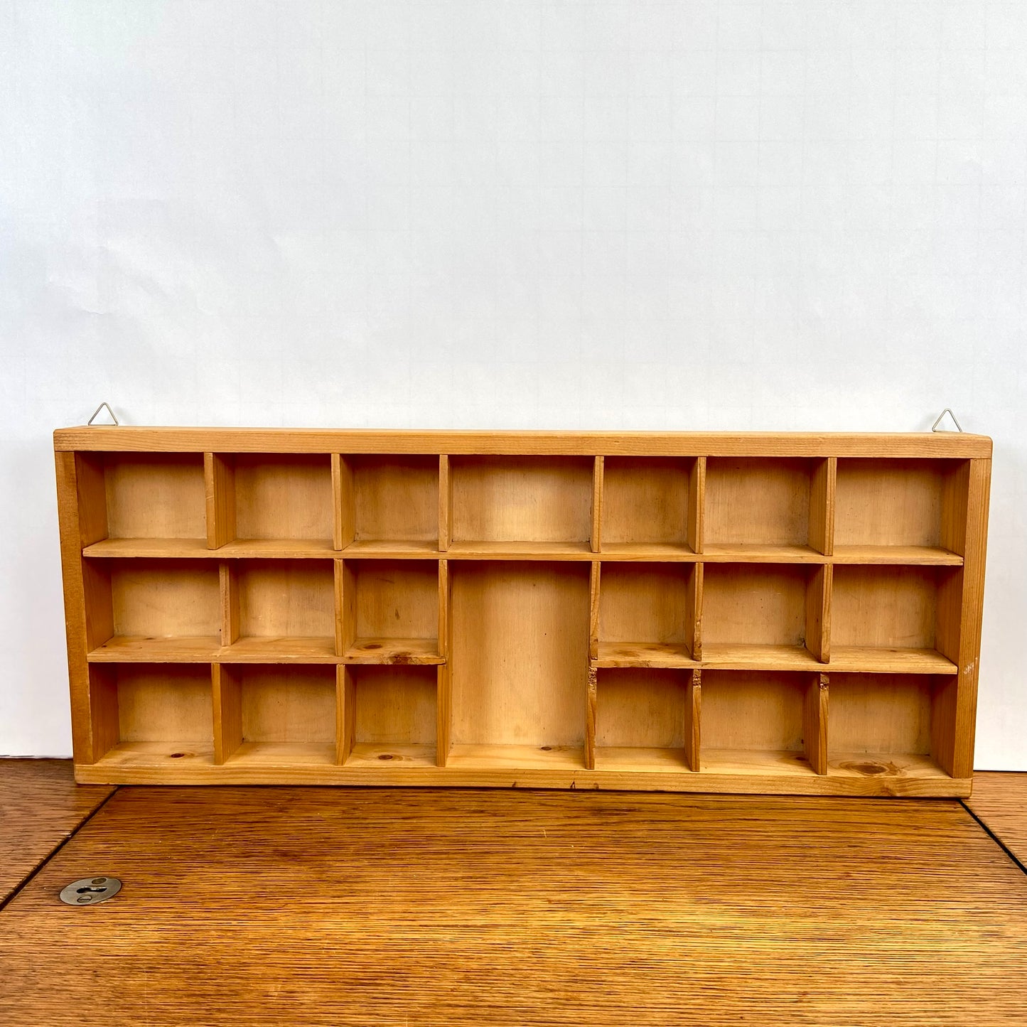 Houten letterbakje