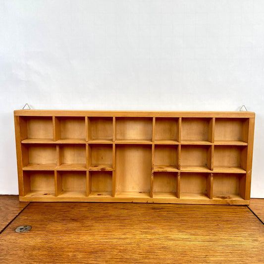Houten letterbakje