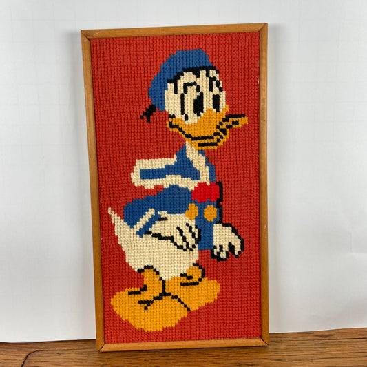 Vintage schilderij Donald Duck