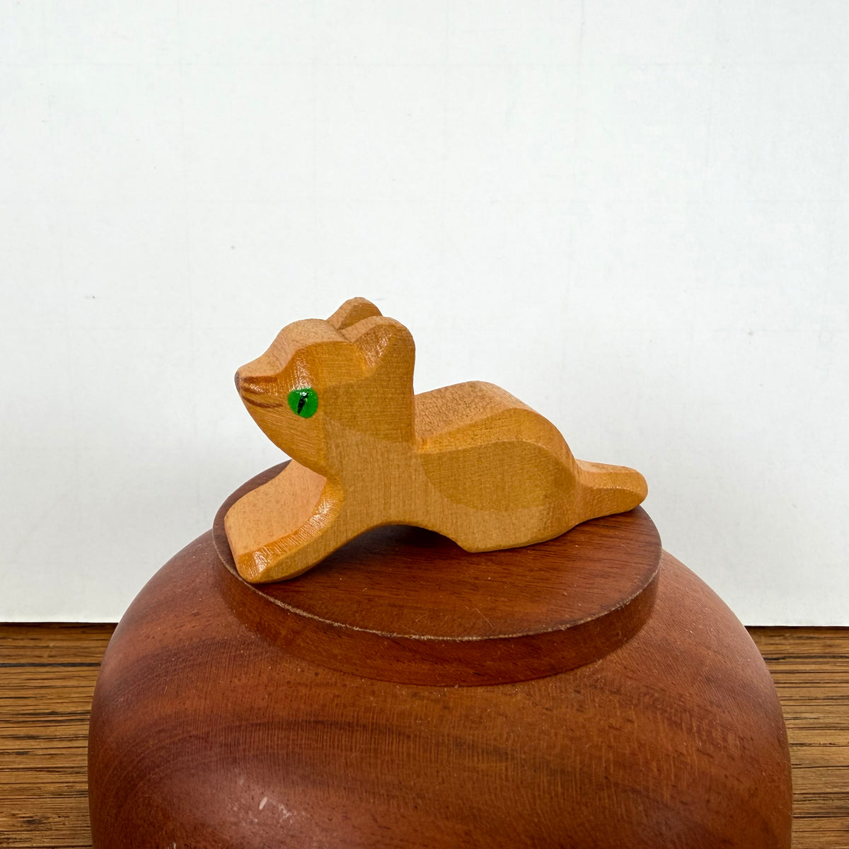 Vintage houten katje Ostheimer