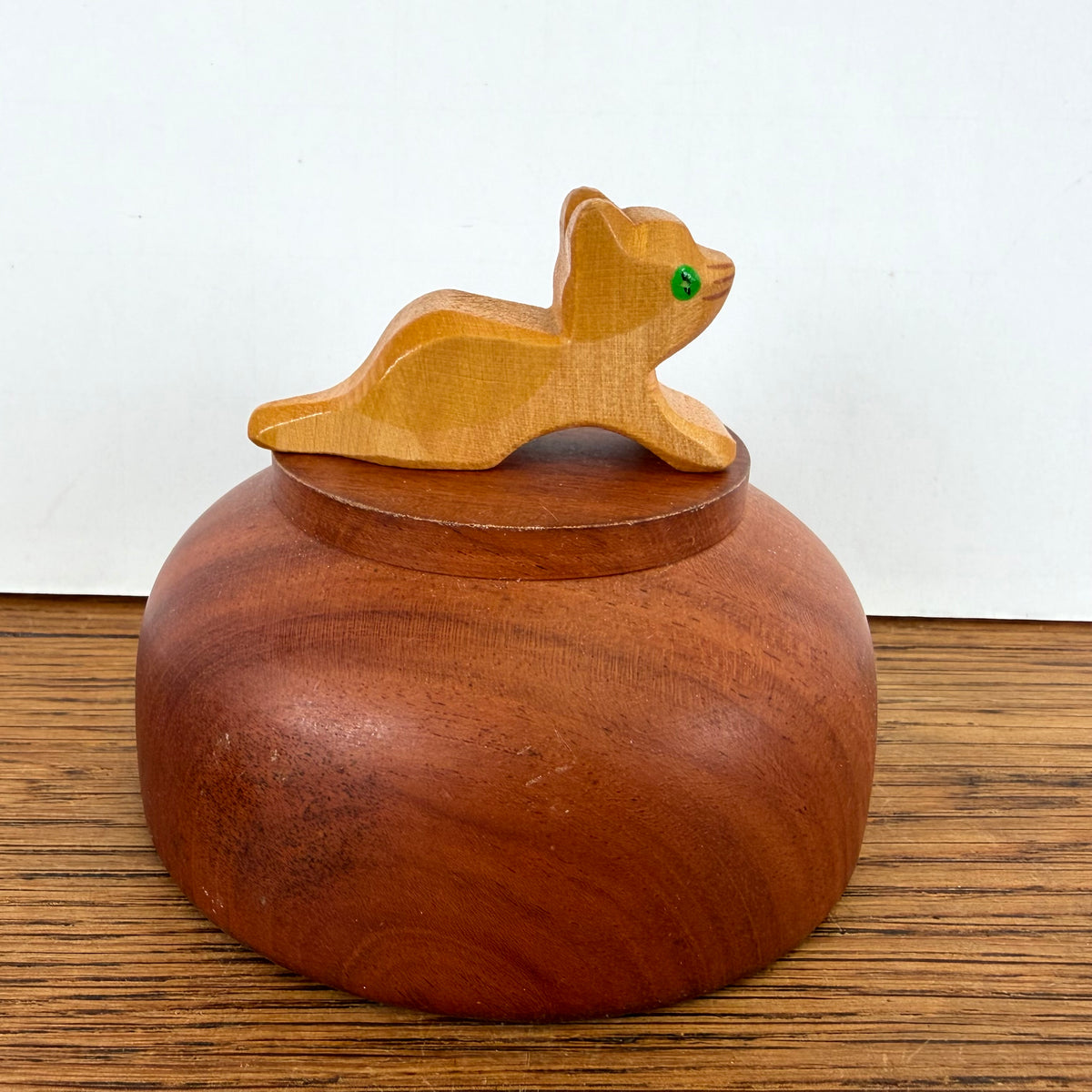 Vintage houten katje Ostheimer