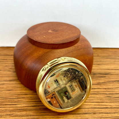 Vintage pillendoosje rond