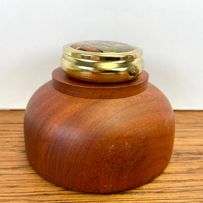 Vintage pillendoosje rond