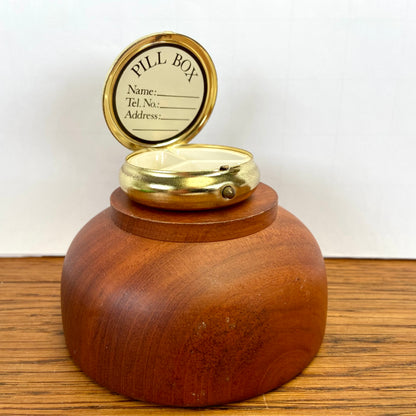 Vintage pillendoosje rond