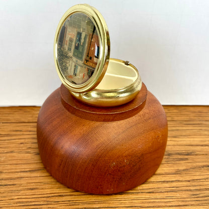 Vintage pillendoosje rond