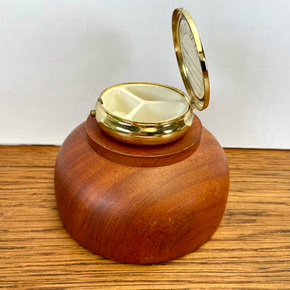 Vintage pillendoosje rond