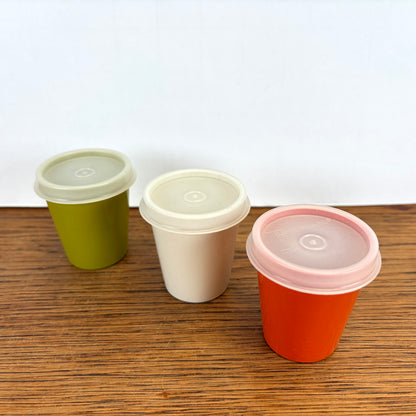 3 kleine vintage Tupperware bakjes