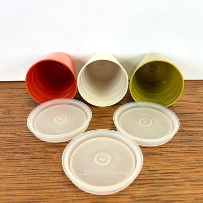 3 kleine vintage Tupperware bakjes
