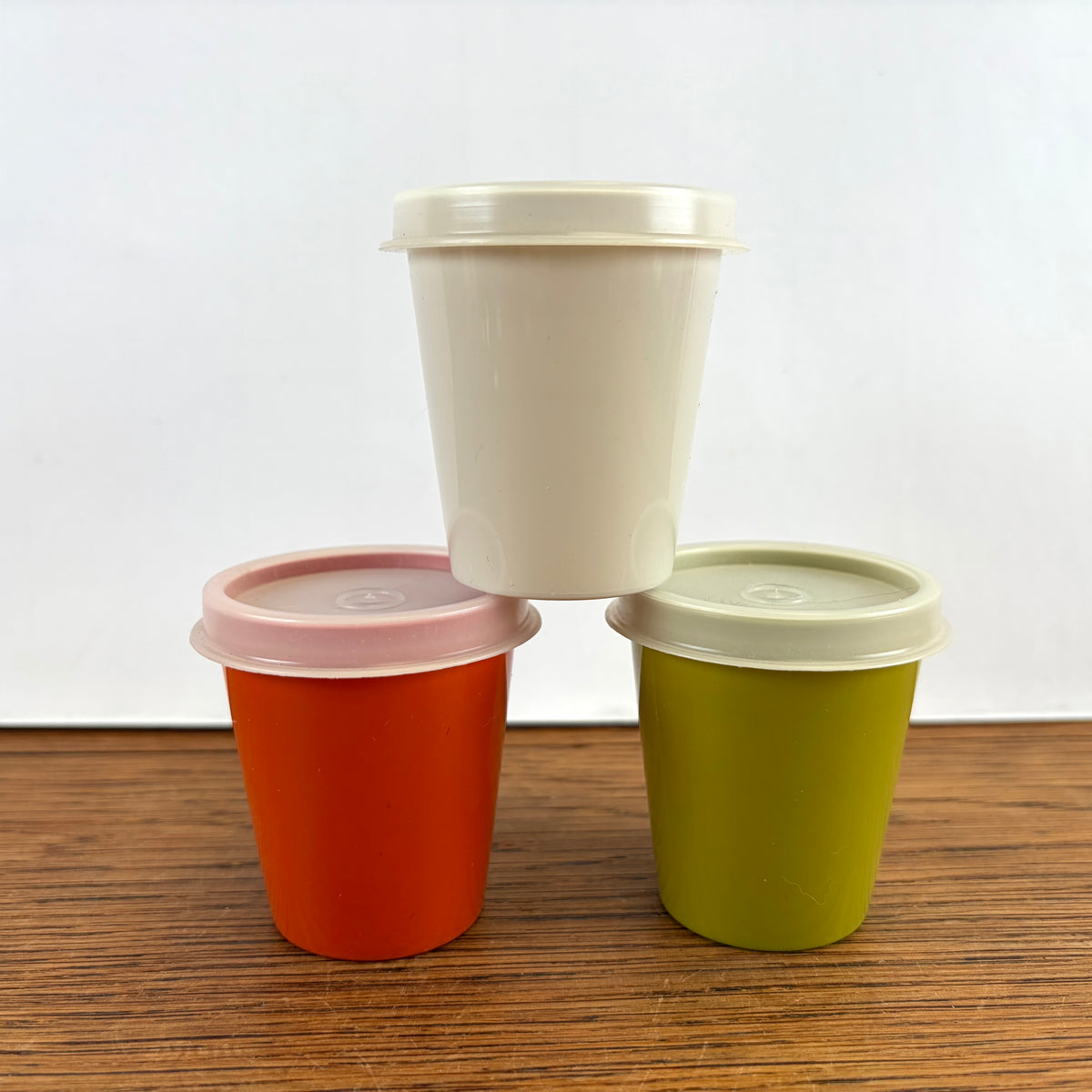 3 kleine vintage Tupperware bakjes