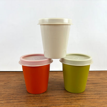 3 kleine vintage Tupperware bakjes