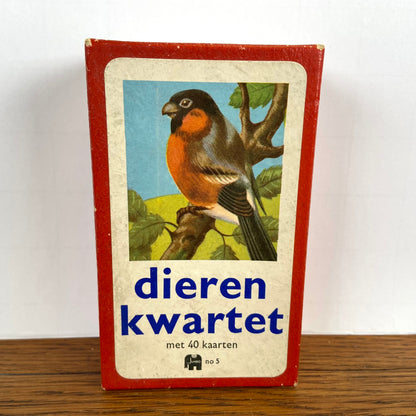 Vintage dieren kwartet