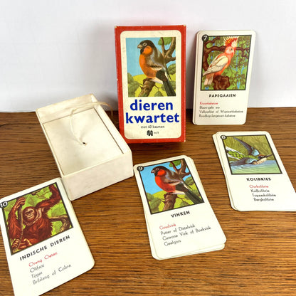 Vintage dieren kwartet