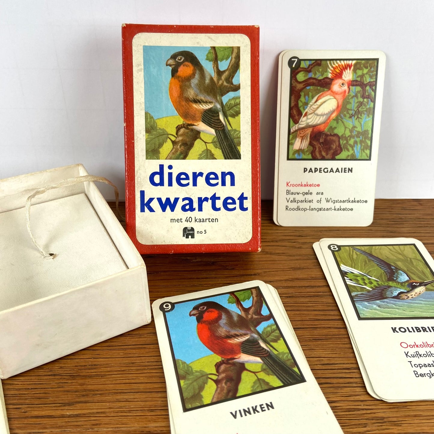 Vintage dieren kwartet