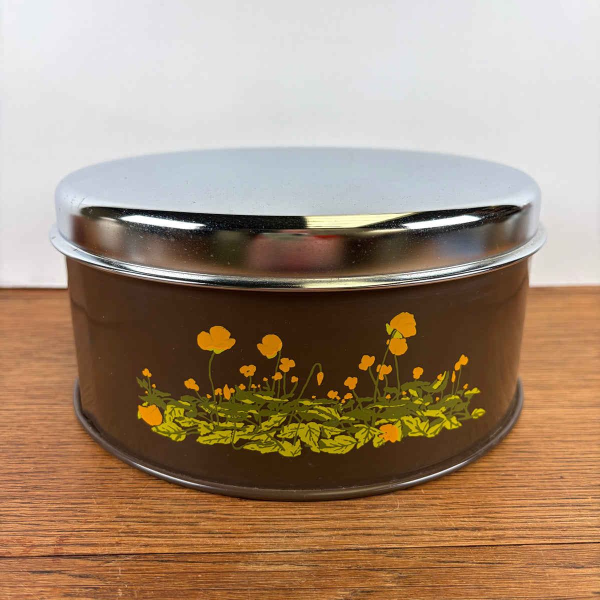 Vintage Brabantia koektrommel boterbloem