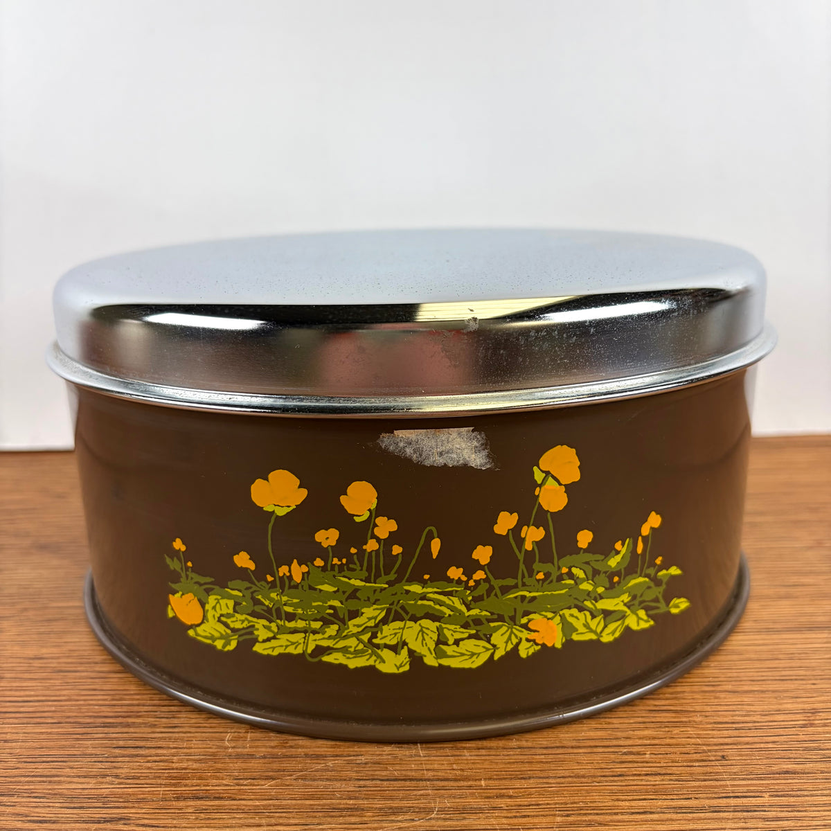 Vintage Brabantia koektrommel boterbloem