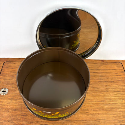 Vintage Brabantia koektrommel boterbloem