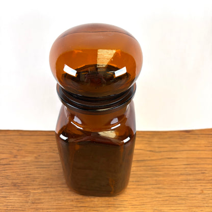 Vintage bruine apothekerspot 22,5 cm