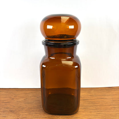 Vintage bruine apothekerspot 22,5 cm