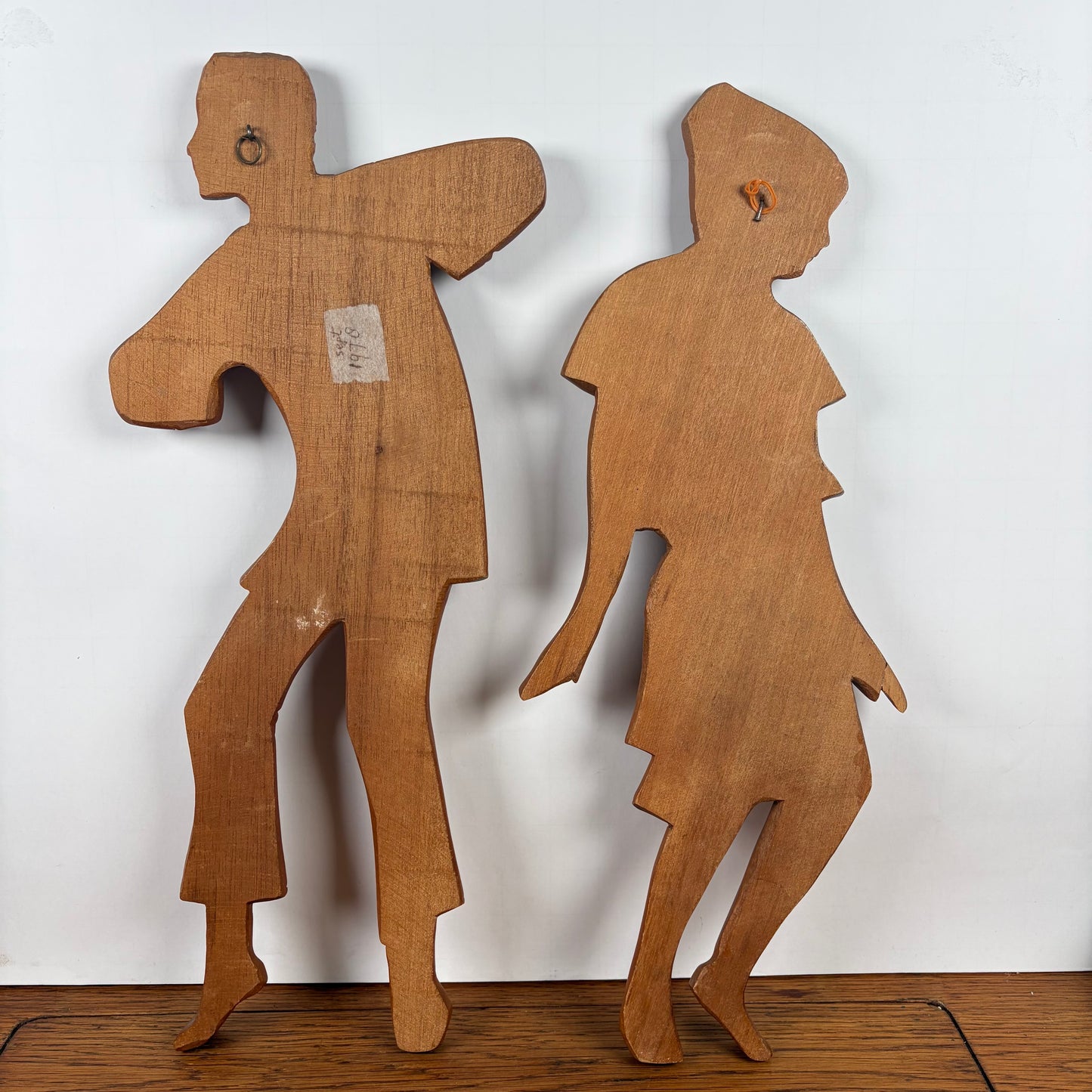 Houten wanddecoratie dansend koppel