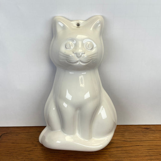 Vintage puddingvorm kat