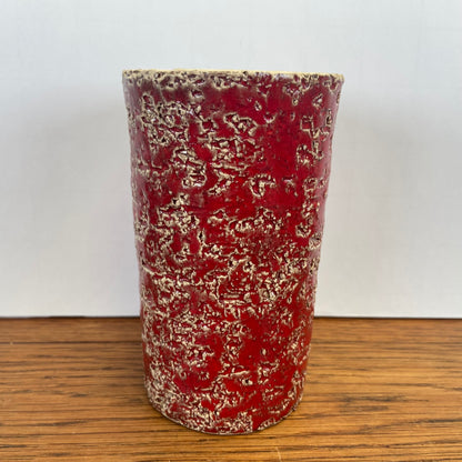 Vintage rood vaasje