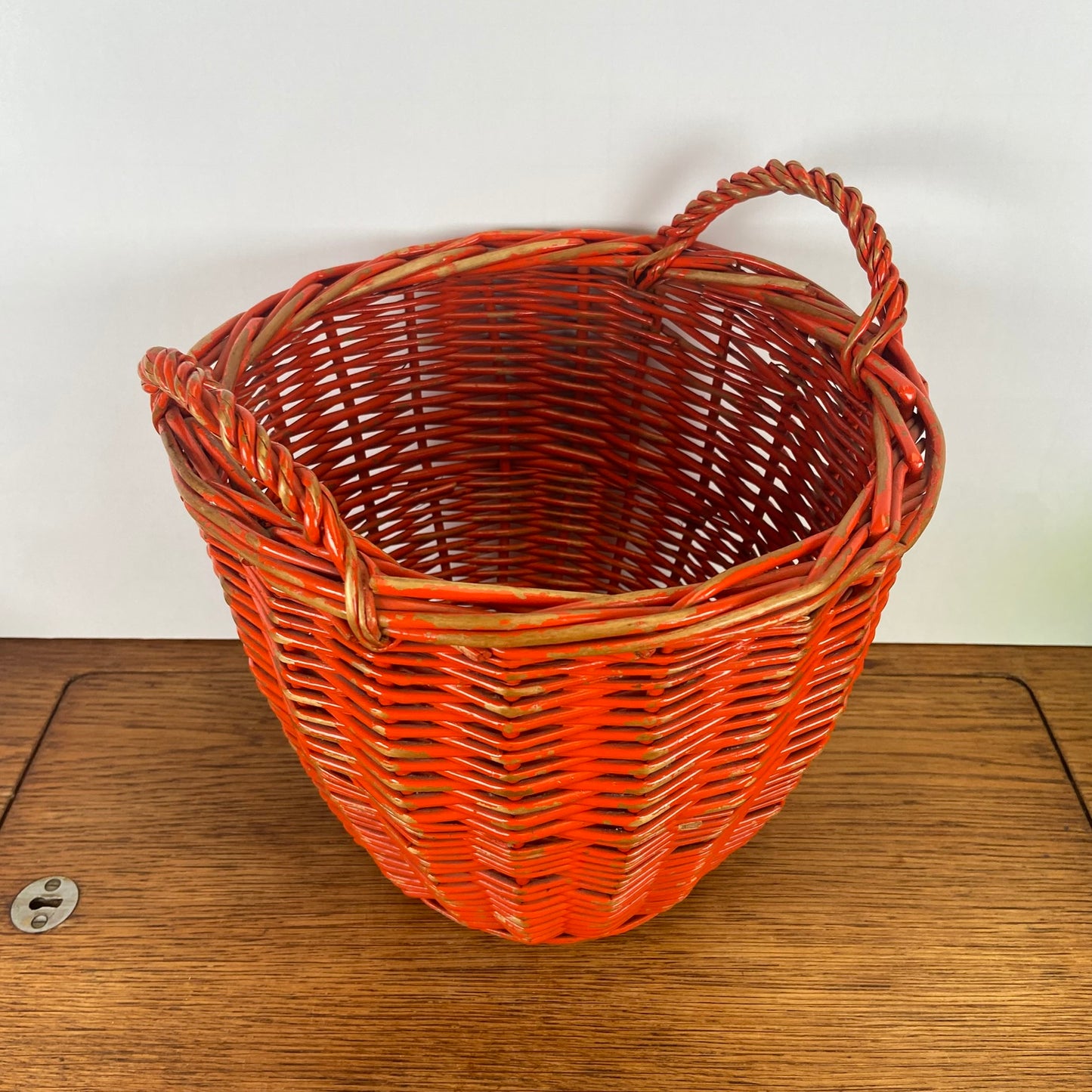 Vintage oranje mandje