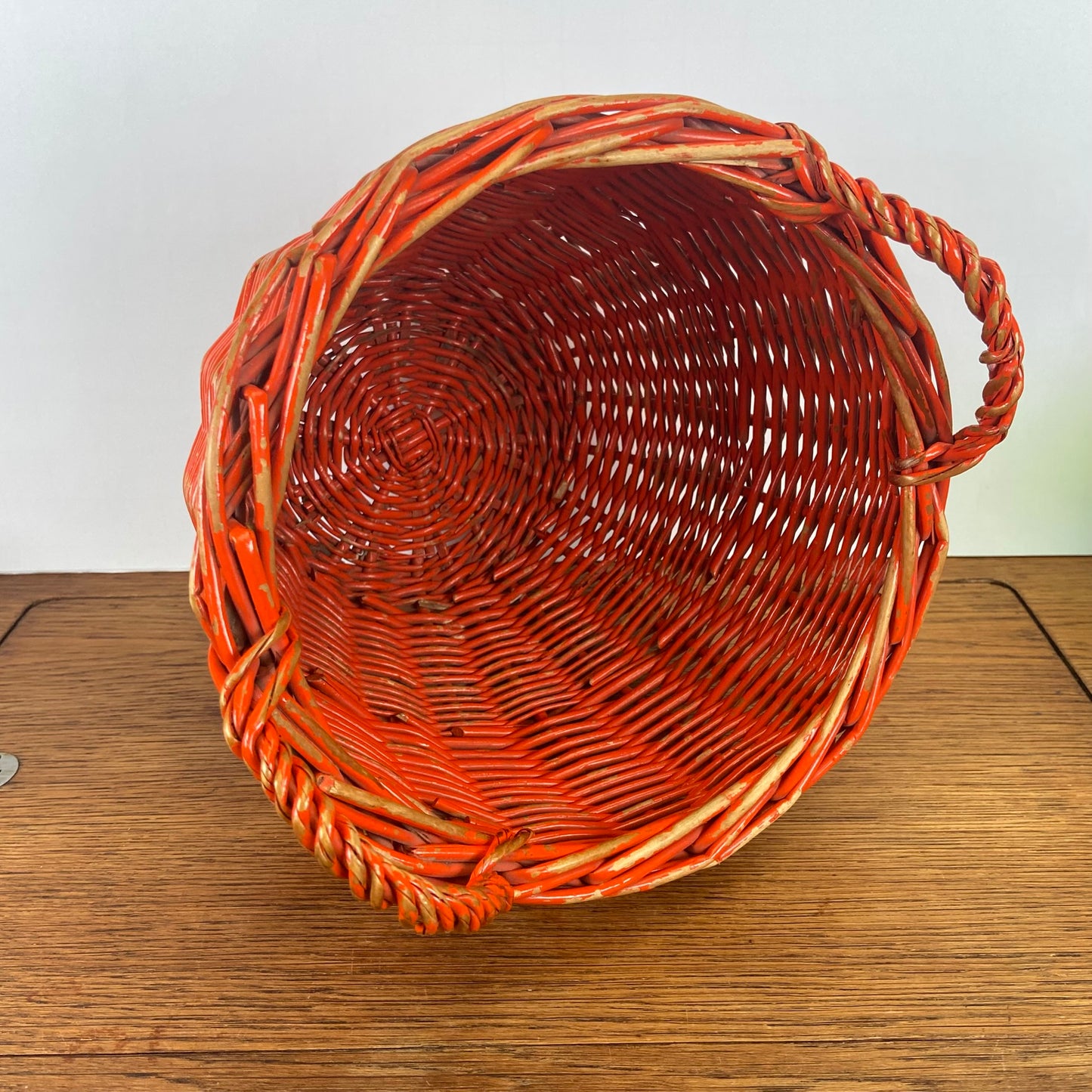 Vintage oranje mandje