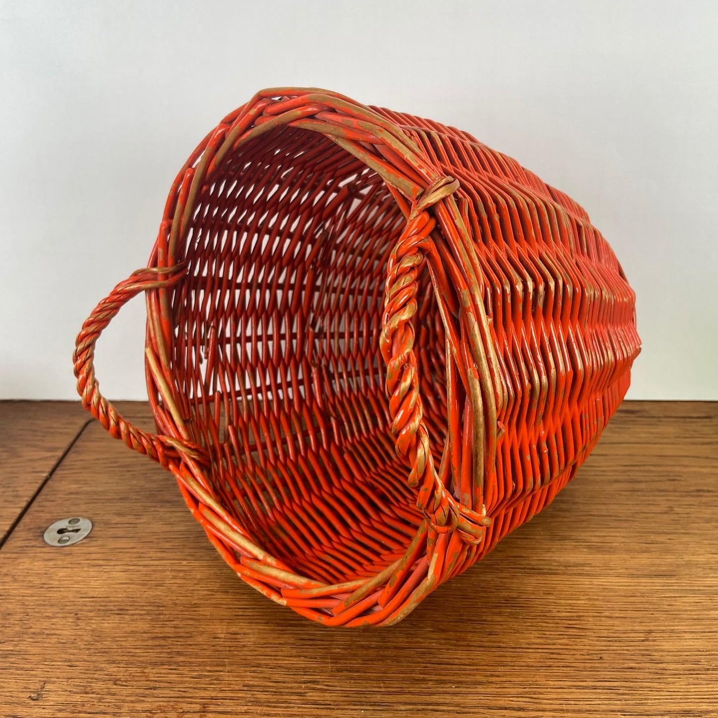 Vintage oranje mandje