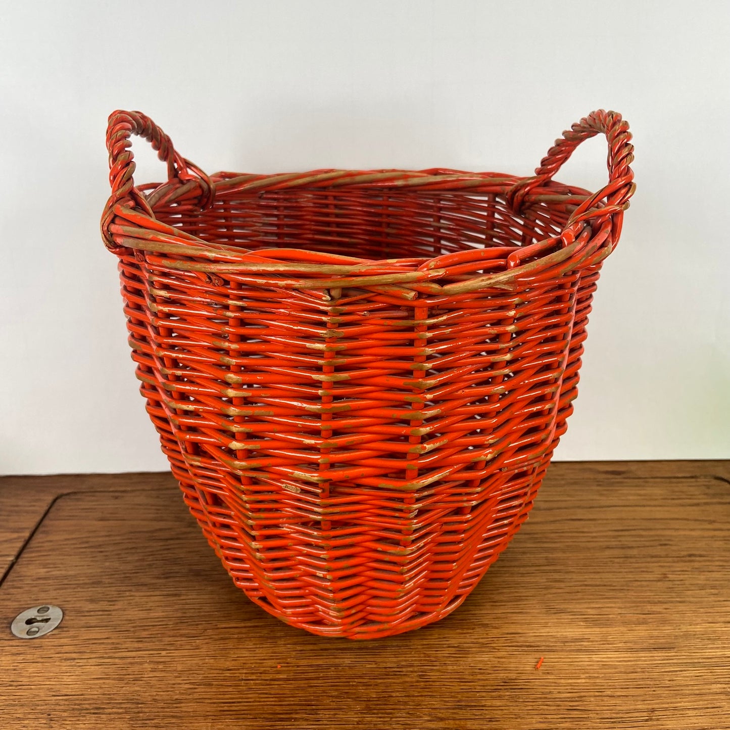 Vintage oranje mandje