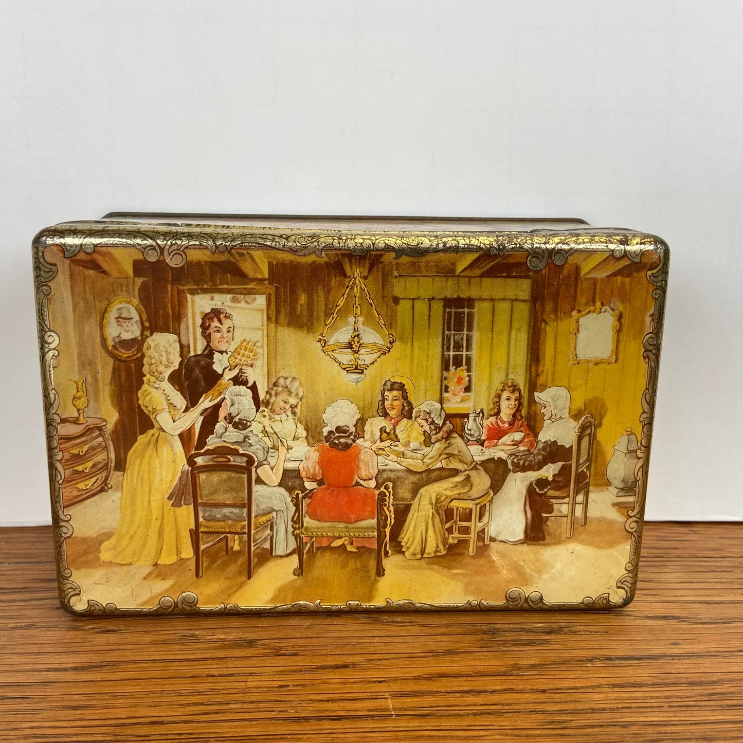Vintage HUS koekblik Camera Obscura