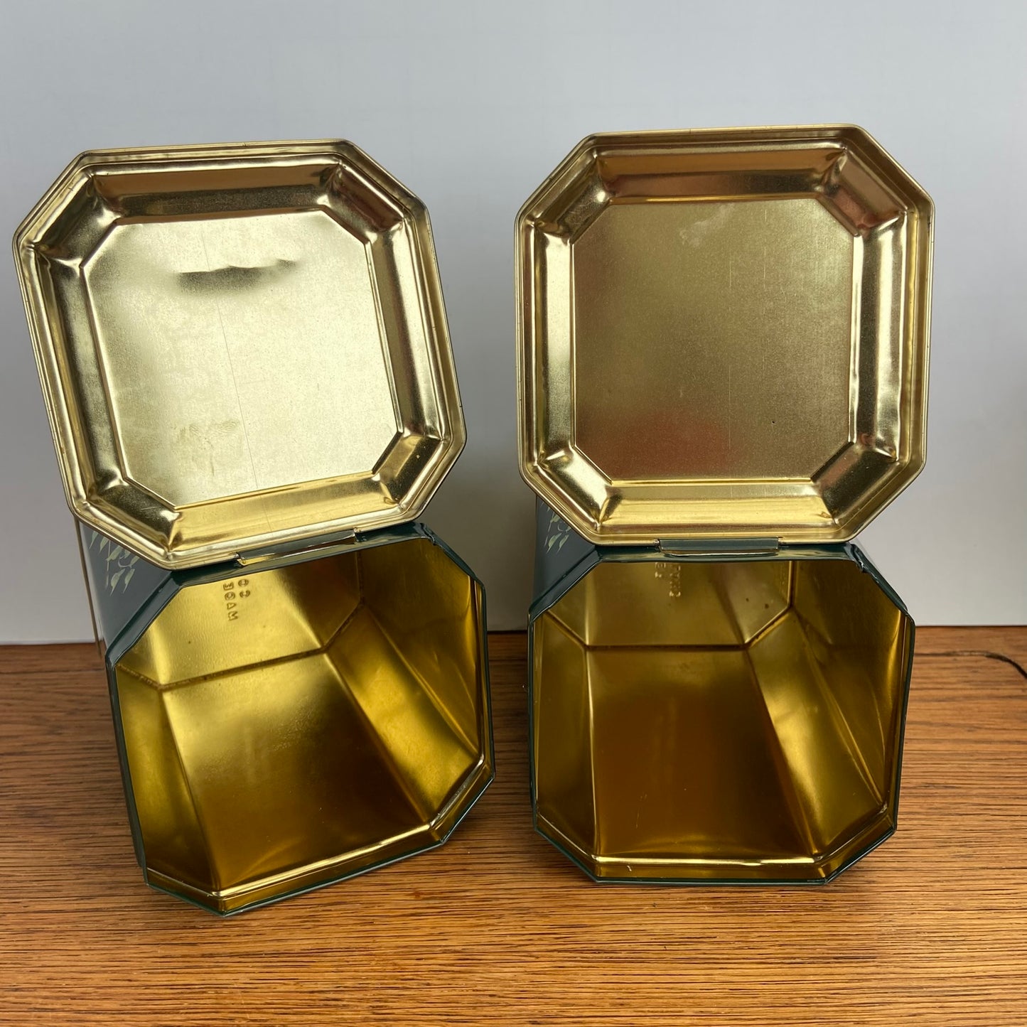 2 vintage blikken golf