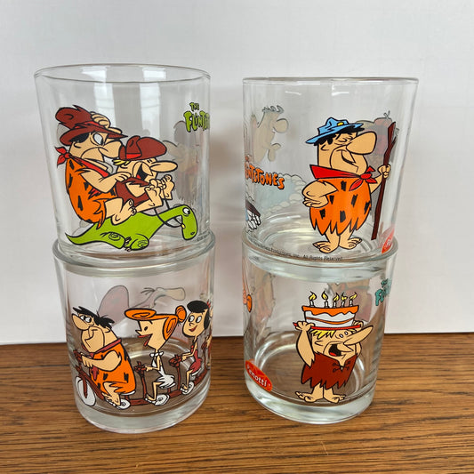 4 Flintstones glazen 1997- Penotti