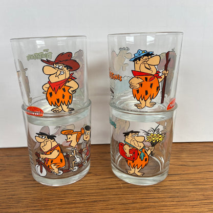 4 Flintstones glazen 1997- Penotti