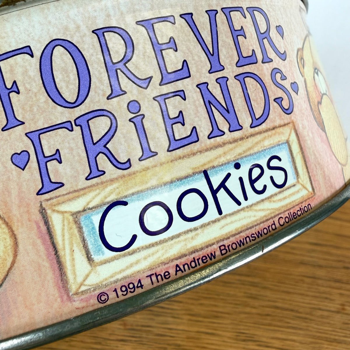 Vintage Forever Friends koekjesblik 1994