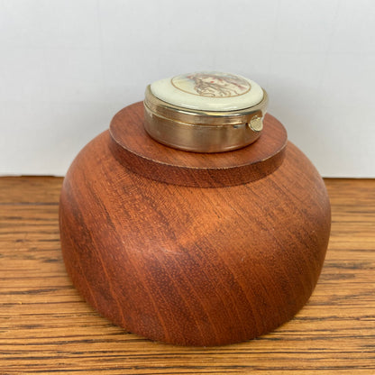 Vintage pillendoosje dame
