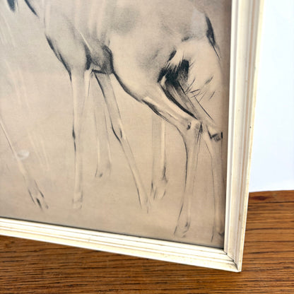 Schilderij hertjes H van Meegeren
