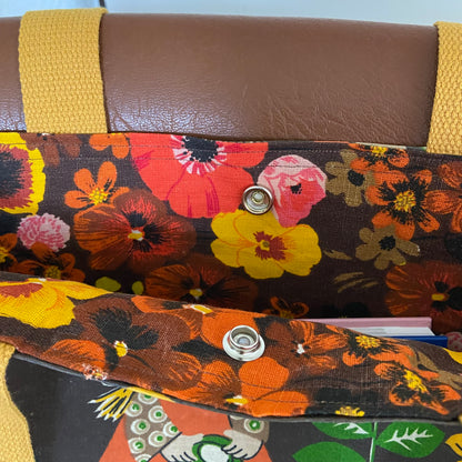 Boxkleed tas bruin in de tuin 1
