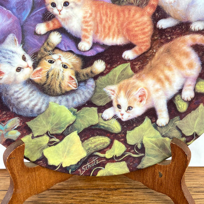 Wandbord katten  "Spielplatz Gemusebeet"