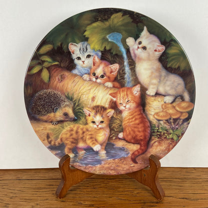 Wandbord katten "Erkundungen am Wegesrand"