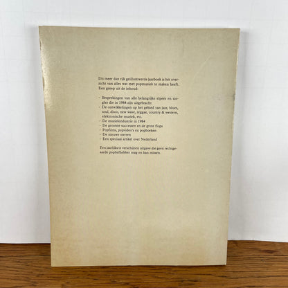 Boek Popmuziek jaarboek 1985
