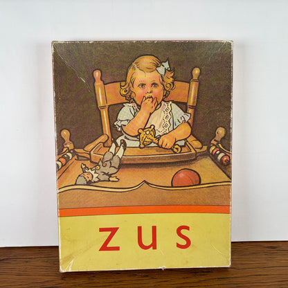 Vintage leesplank puzzel Zus