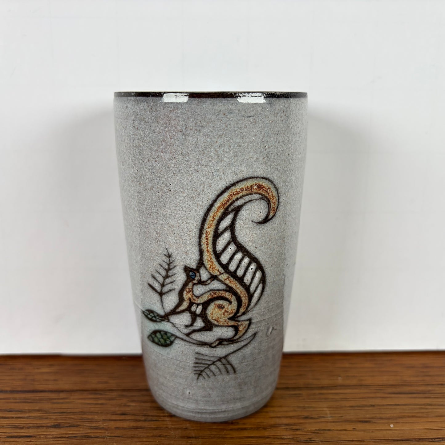 Vintage vaasje eekhoorn