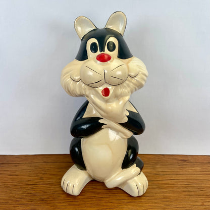 Grote vintage spaarpot Sylvester