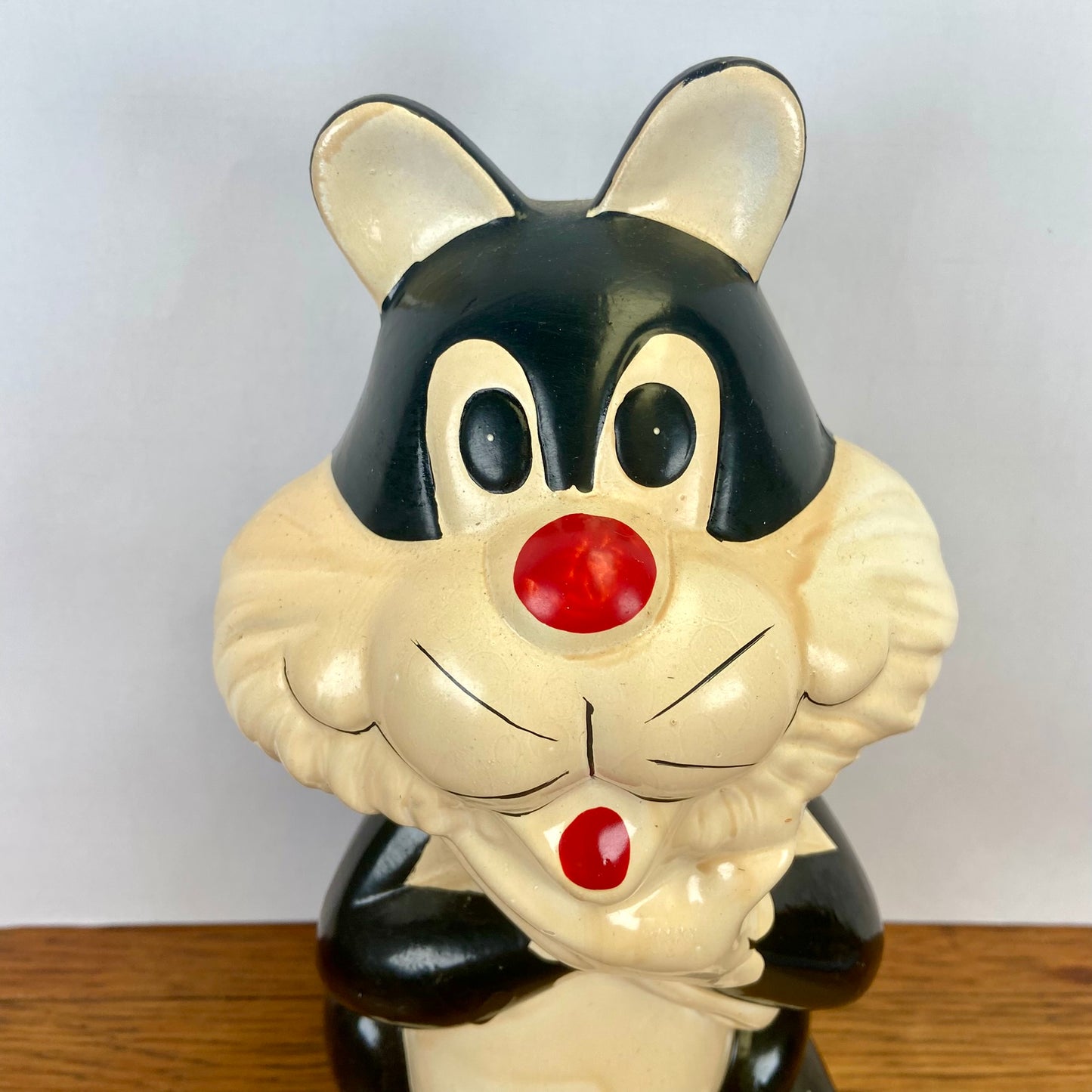 Grote vintage spaarpot Sylvester