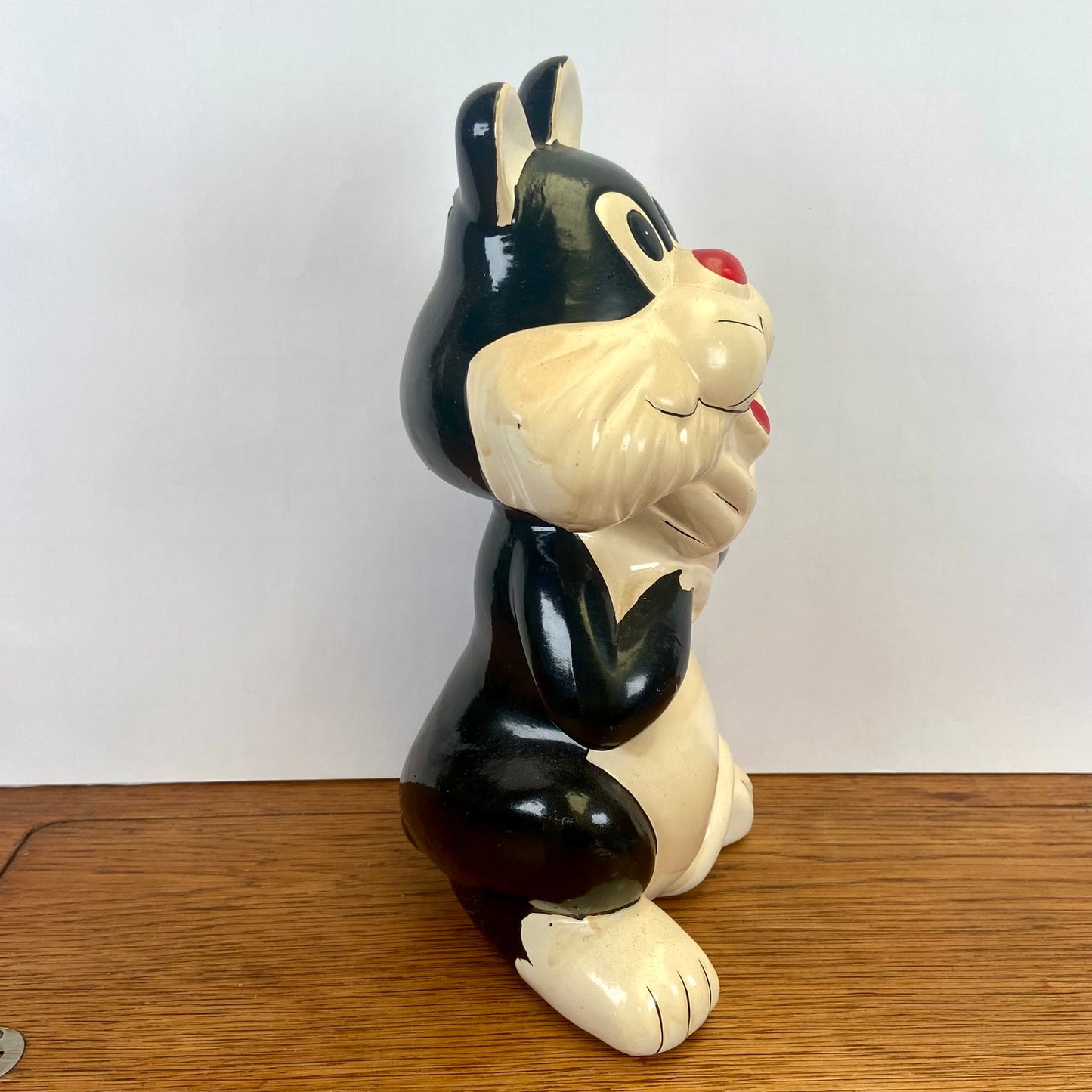 Grote vintage spaarpot Sylvester